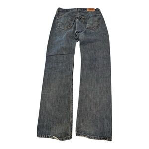 Levi’s 501 Original Fit Button Fly Straight Leg Jeans Dark Wash‎ W33 L32